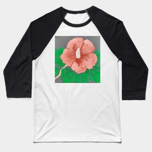 Hawaiian Sunset Hibiscus Flower Baseball T-Shirt